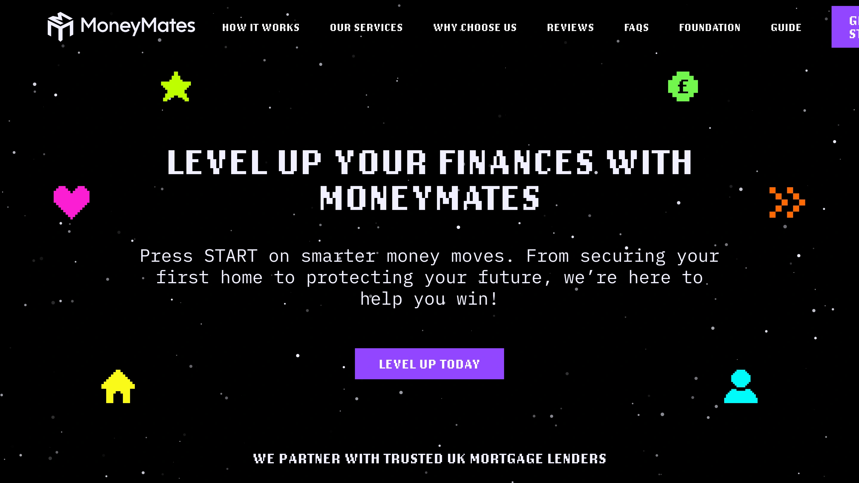 Money Mates website design