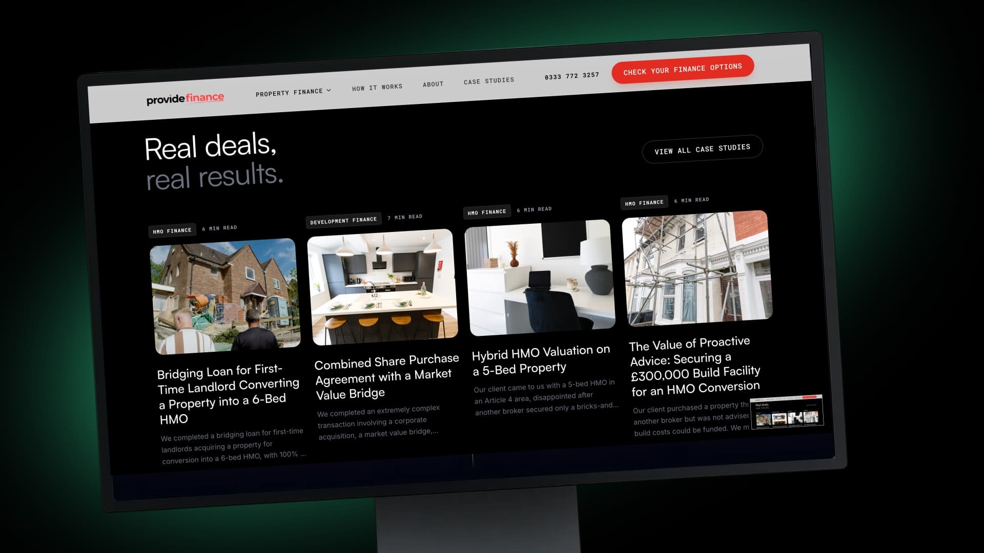 Provide Finance — screenshot 2