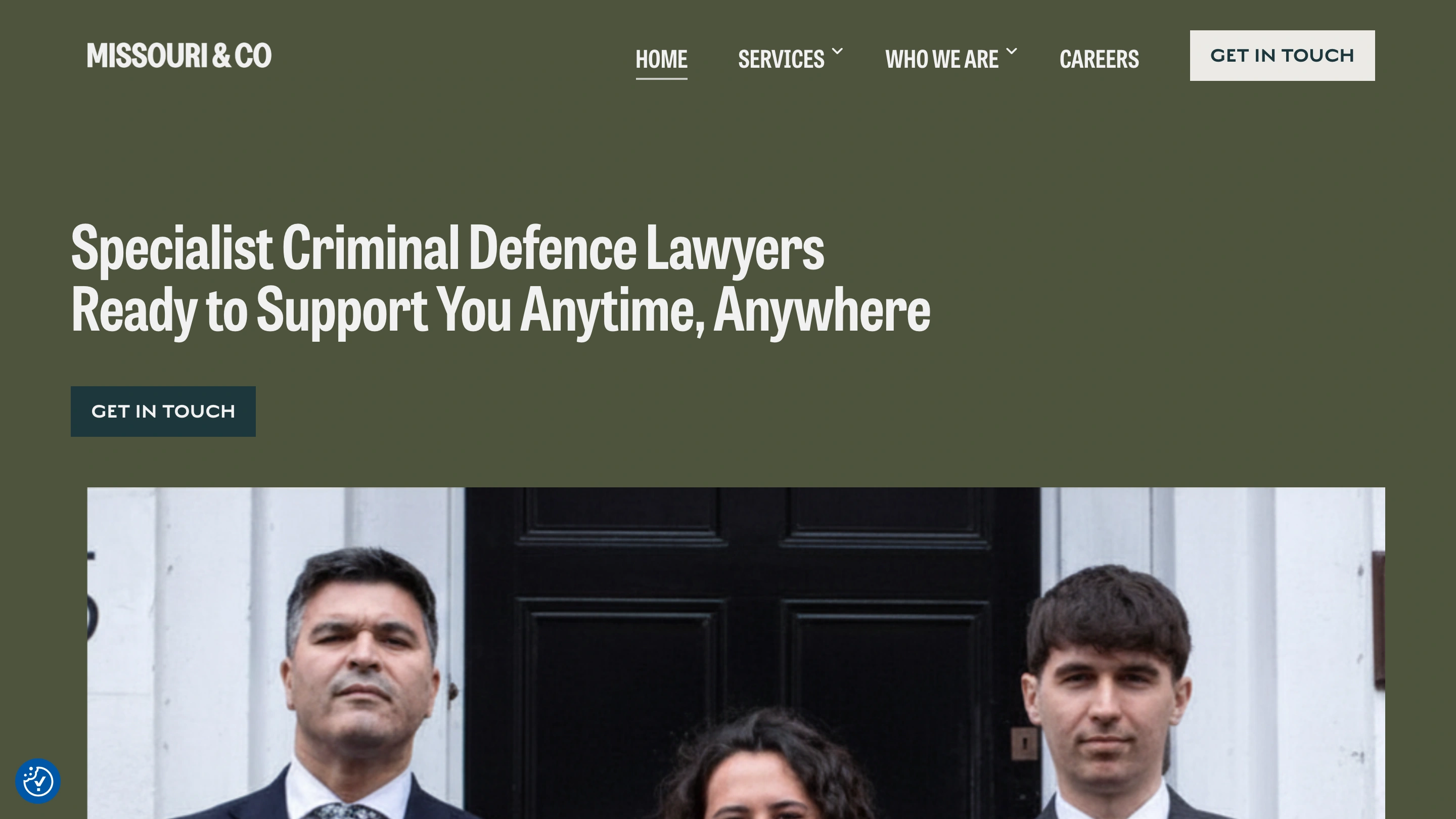Missouri & Co website presented on desktop and laptop